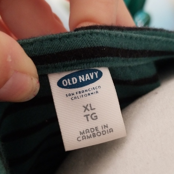 Green and Black Striped Dress - Picture 4 of 4